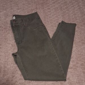 Maurices Olive Skinny Jeans